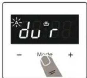 Orima OR-648-IN - Ajuste do tempo do aviso sonoro - 4