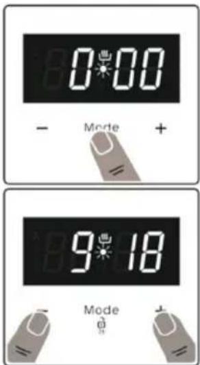 Orima OR-648-IN - Utilização do temporizador tátil digital - 2