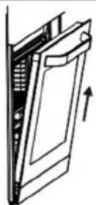 Orima OR-648-IN - Démontage de la porte du four - 3