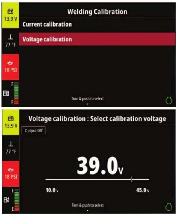 LINCOLN ELECTRIC Frontier 500X - ÉTALONNAGE DU COURANT - 3