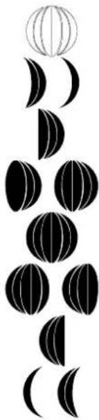 AURIOL HX075-0500600-AG-001 - Phases of the moon - 2
