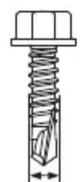HILTI S-MD10-16 HHWH3 - S-MD10-16x3/4" HWH3 M9 # 2204311 - 1