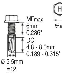 HILTI S-MD12-24 M9 - S-MD12-24x7/8" HWH4 M9 # 2204312 - 1