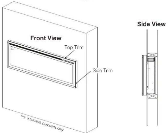 Napoleon Entice NEFL50CFH-1 - Wall-Mounted Installation - 1