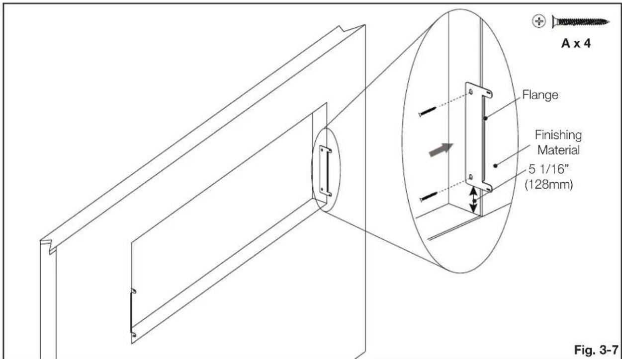 Napoleon Entice NEFL50CFH-1 - partially recessed installation - 1