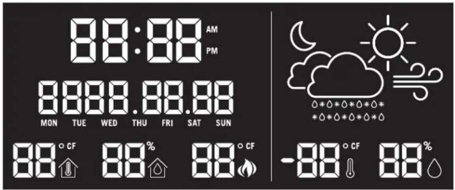 Napoleon Stylus Cara Elite NEFP32-5019W-IOT - weather display information - 1