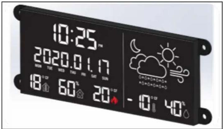 Napoleon Stylus Cara Elite NEFP32-5019W-IOT - informations d'affichage météo - 3