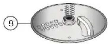 KENWOOD KAP45A - Accessorio per taglio a cubetti - 8