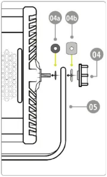 Dörr DLP-100W - Montaje del soporte - 1