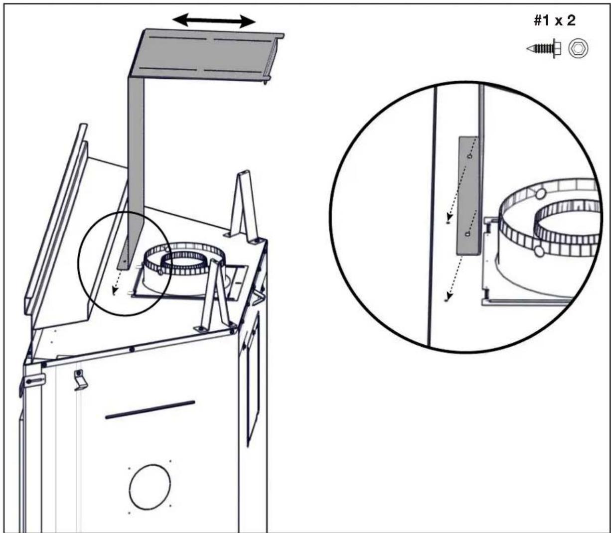 Napoleon Ascent BLX46 - vent shield installation - 1