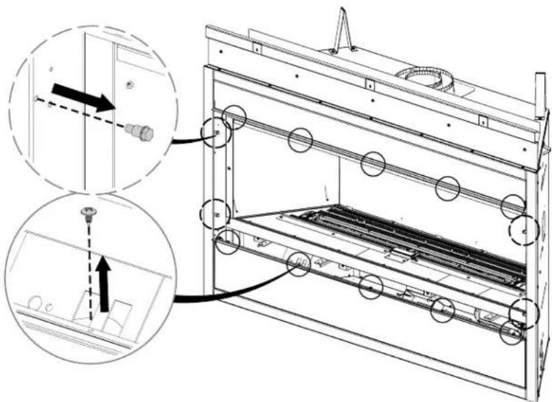 Napoleon Ascent BLX46 - installing the finishing trim - 1