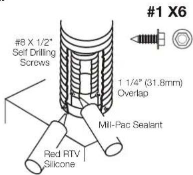 Napoleon Ascent BLX46 - appliance vent connection - 4