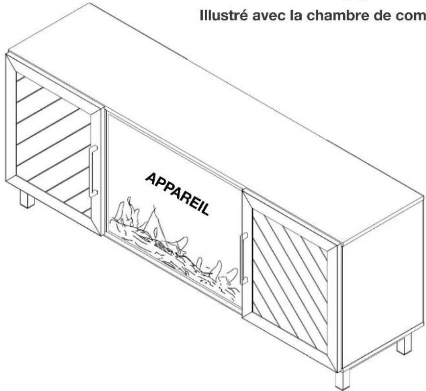 Illustré avec la chambre de com APPAREIL