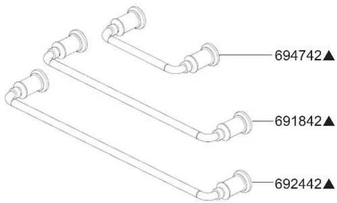 Brizo Atavis 691842-PN - TOWEL BARS PARA TOALLAS PORTE-SERVETTES - 1