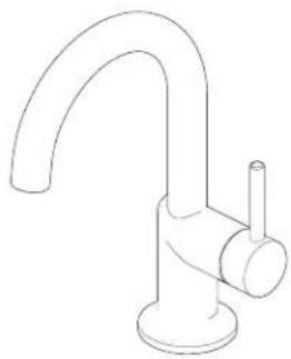 Brizo Odin 65175LF-BN-ECO - ROBINET À UNE MANETTE POUR LAVABO - 1