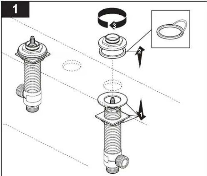 Brizo Vettis 65386LF-PC-ECO - Pour installer votre robinet Brizo® facilement, vous devez: - 3