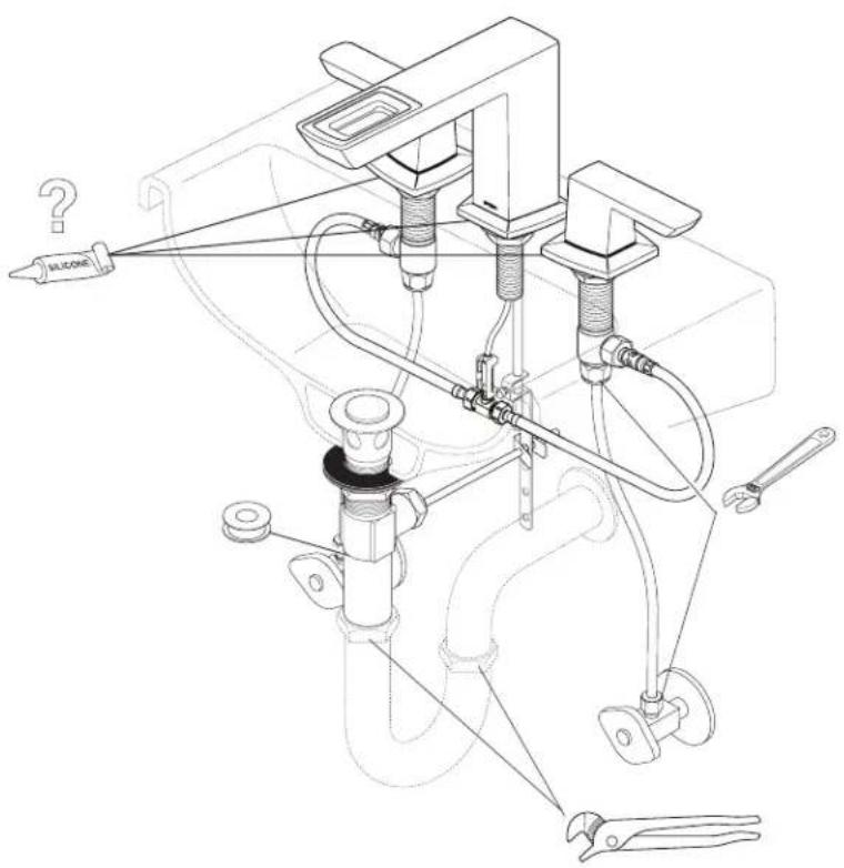 Brizo Vettis 65386LF-PC-ECO - Pour installer votre robinet Brizo® facilement, vous devez: - 1