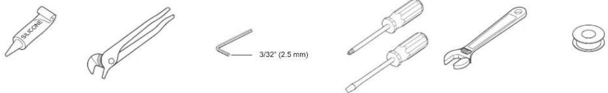 SILICONE 3/32" (2.5 mm)