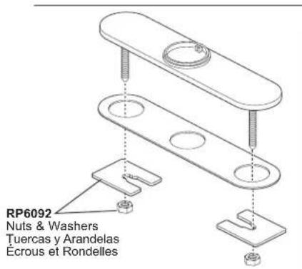 RP6092 Nuts & Washers Tuercas y Arandelas Écrous et Rondelles