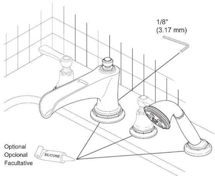 Brizo Rook T67360-PNLHP - Pour installer votre robinet Brizo® facilement, vous devez: - 1