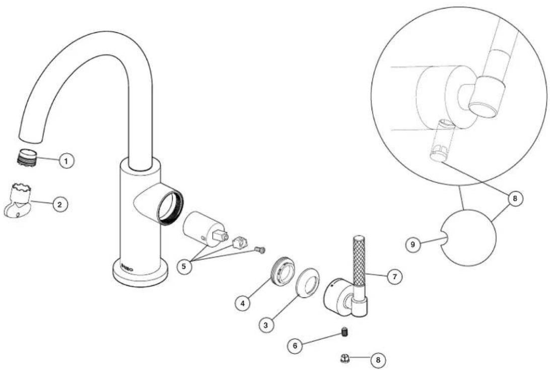 Brizo Litze 61064LF-PN - Exigences d'installation : - 3