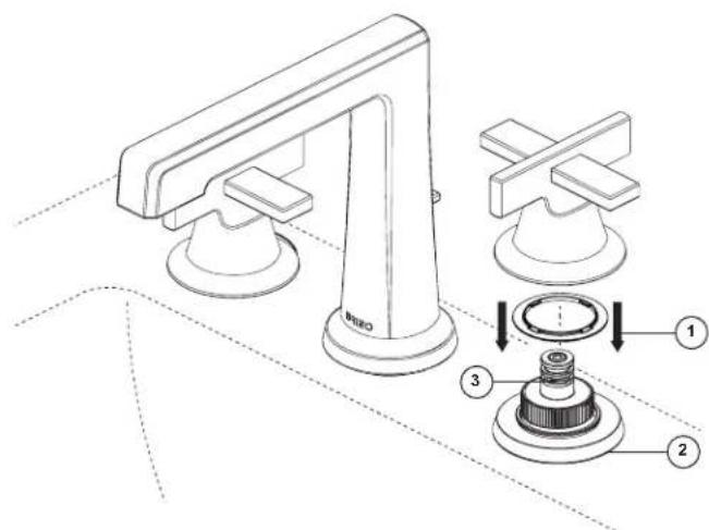 Brizo Levoir 65398LF-BNXLHP-ECO - Pour installer votre robinet Brizo® facilement, vous devez: - 2