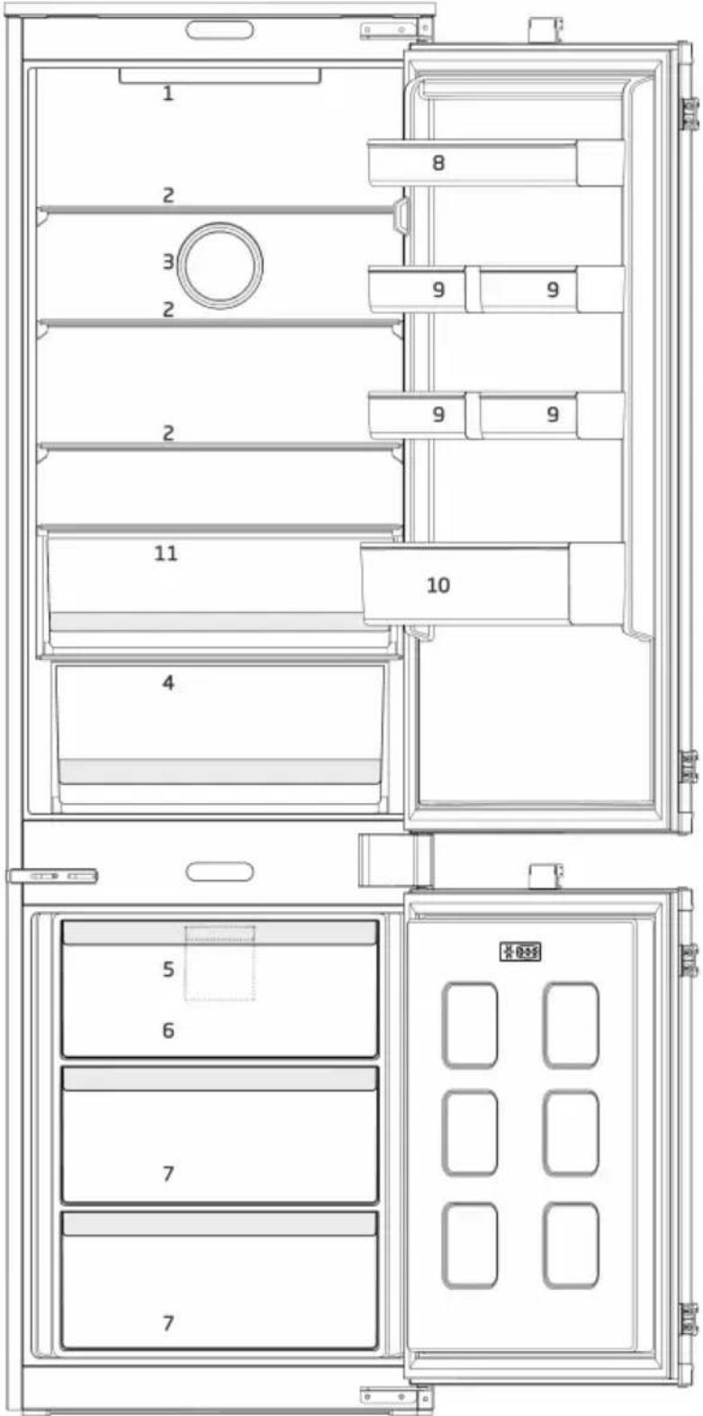 BEKO B7BCNA295HS1 - Il frigorifero - 1