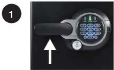 SentrySafe STW123GTCML - Locking your safe - 1