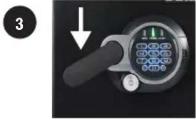 SentrySafe STW123GTCML - Unlocking your safe - 3