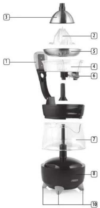 PRINCESS Citrus Juicer Pure 201862 - 1