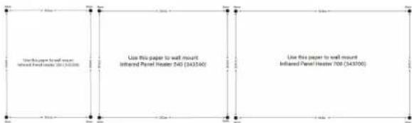 PRINCESS Smart Infrared Panel Heater 540 348054 - Montáž na zed' - 1