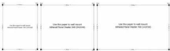 PRINCESS Smart Infrared Panel Heater 540 348054 - Veggmontering - 1