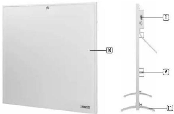 PRINCESS Smart Infrared Panel Heater 540 348054 - 1