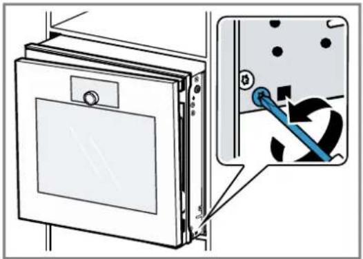 GAGGENAU GO251100 - Corriger la hauteur de la porte de l'appareil - 1