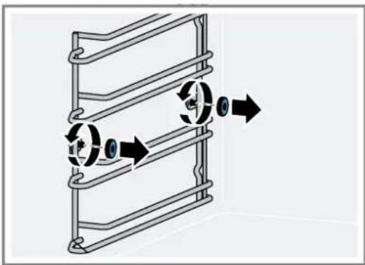 GAGGENAU GO251100 - Retirer les grilles d'insertion - 1