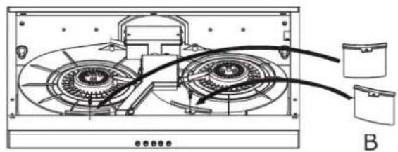 Glem Gas GHC632BK - FOR BOTH SINGLE AND TWIN MOTORS MODEL - 6