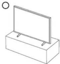 SAMSUNG QE65QN83FAU - Précautions à prendre lors de l'installation du téléviseur sur un support - 1
