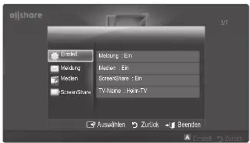 SAMSUNG UE46C9005ZW - Einstell. - 1