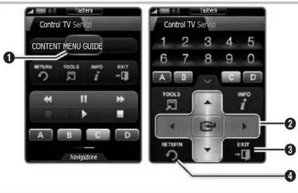 SAMSUNG UE46C9005ZW - Come scorrere i menu - 1