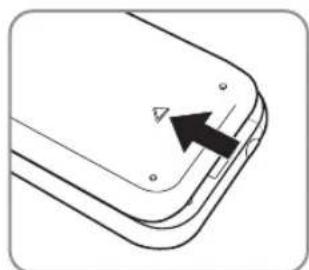 SAMSUNG UE46C9005ZW - Inserting the battery - 1