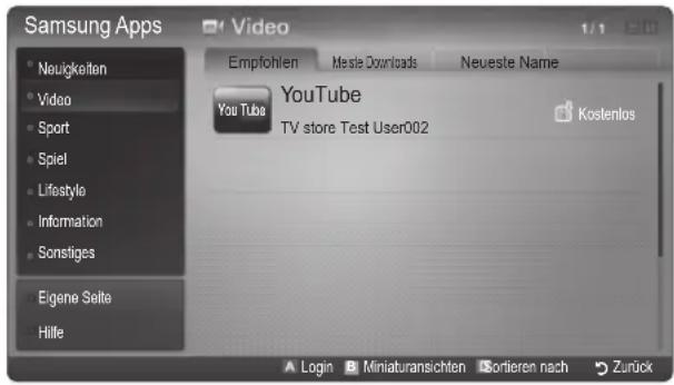 SAMSUNG UE46C9005ZW - Samsung Apps - 1