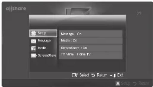 SAMSUNG UE46C9005ZW - Setup - 1