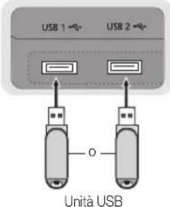 SAMSUNG UE46C9005ZW - Collegamento di un dispositivo USB - 1