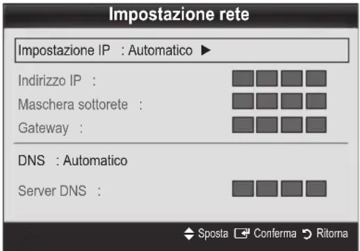 SAMSUNG UE46C9005ZW - Procedura per l'impostazione automatica - 2