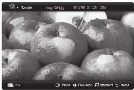 SAMSUNG UE46C9005ZW - Visualizzazione di una foto (o di una proiezione di diapositive) - 1