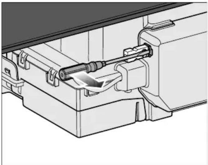 MIELE KMDA 7676-1 FL - Raccordement au contact de vitre - 1