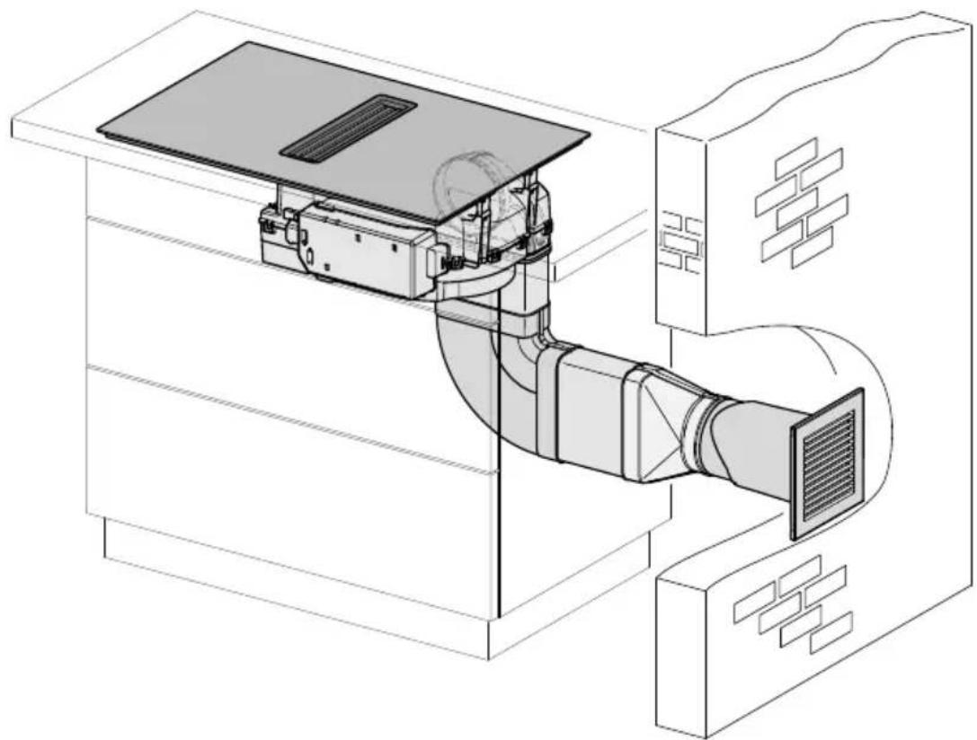 MIELE KMDA 7676-1 FL - Exemples d'installation - 1
