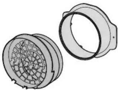 MIELE KMDA 7473-1 FL - Gabarit de perçage - 2