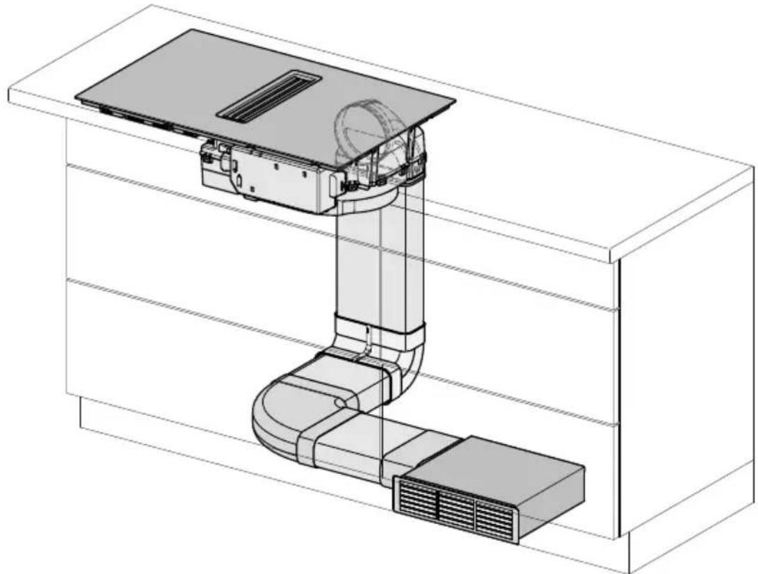 MIELE KMDA 7272-1 FR - Exemples d'installation - 1
