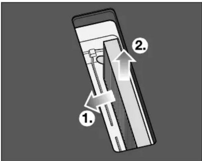 MIELE KMDA 7272-1 FR - Remplacer le filtre à charbon actif (uniquement en mode recyclage guidé ou en mode Plug&amp;Play) - 1